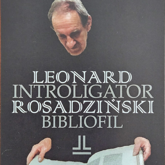 Spotkanie z Leonardem Rosadzińskim